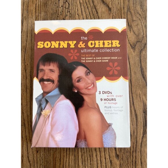The Sonny & Cher Ultimate Collection 3 DVD Set 9+ Hours Bonus Features Pre-Owned - Picture 1 of 4